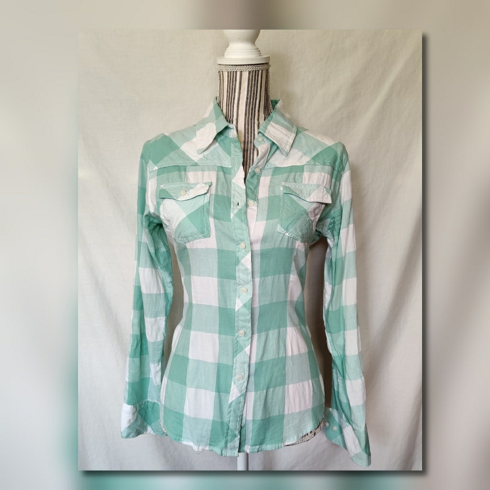 Thread & Supply Button up Checkard Shirt